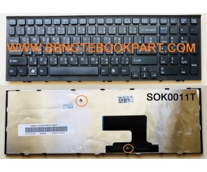 Sony Keyboard คีย์บอร์ด  VAIO VPC-EE VPC-EH  / VPE-EE /   VPCEE VPCEH Series  ภาษาไทย อังกฤษ